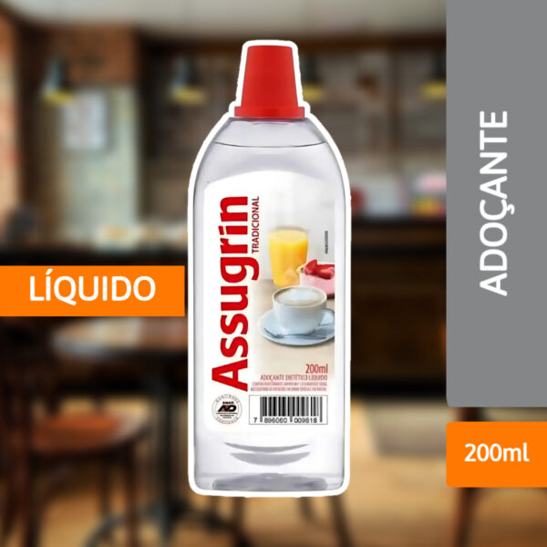 Adoçante Líquido 200 ML - ASSUGRIN - Imagem 2