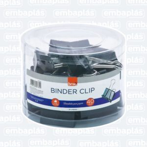 Clips Para Papel Binder 40mm - BRW