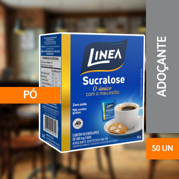 Adoçante em Pó C/ 50 Sachês - LINEA - Imagem 2