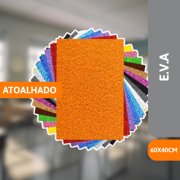 EVA Atoalhado 60 x 40cm - BRW - Imagem 2