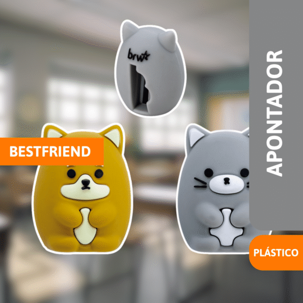 Apontador Plástico Best Friend - BRW - Imagem 2
