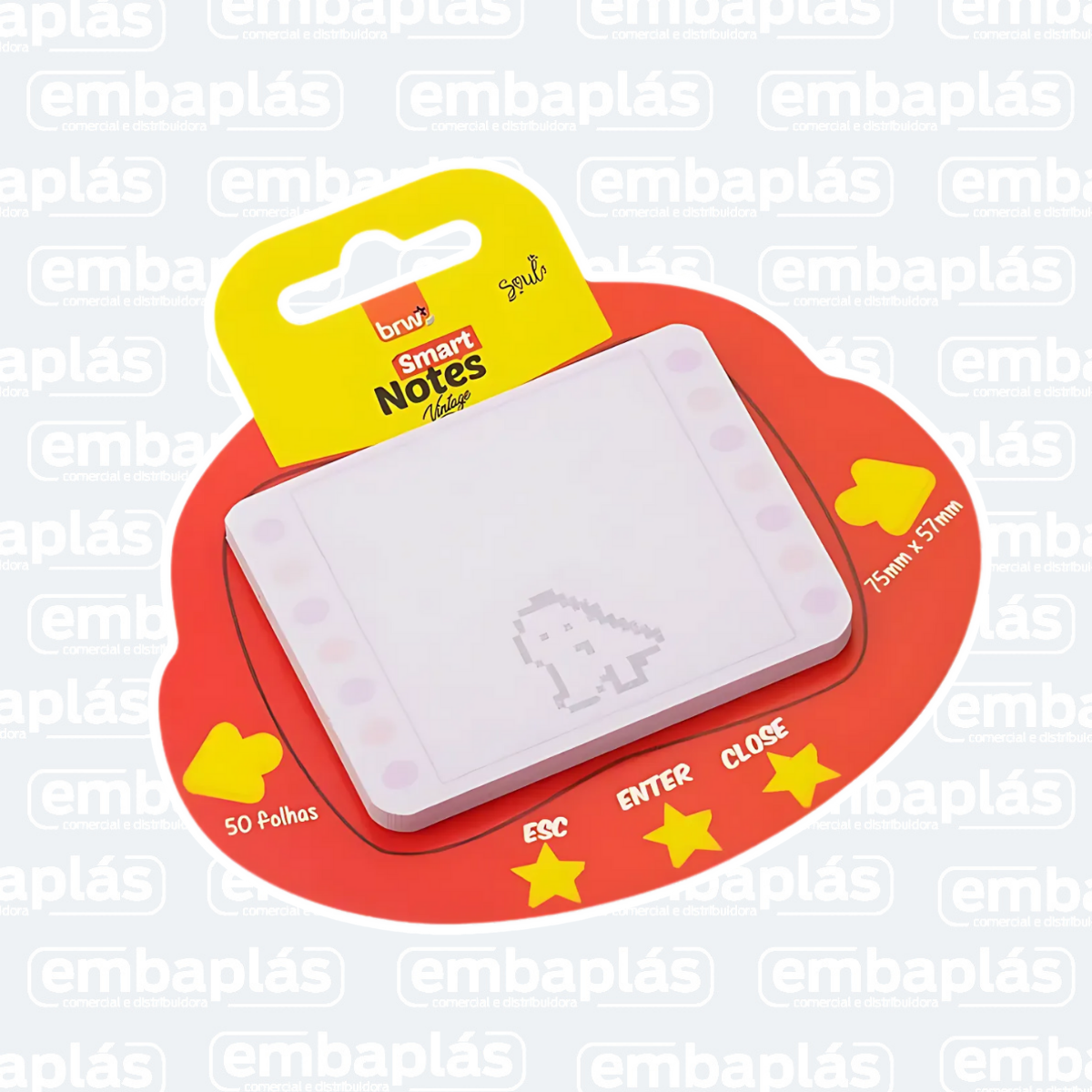 Bloco Smart Notes Bichinhos Virtuais 50 Folhas - BRW