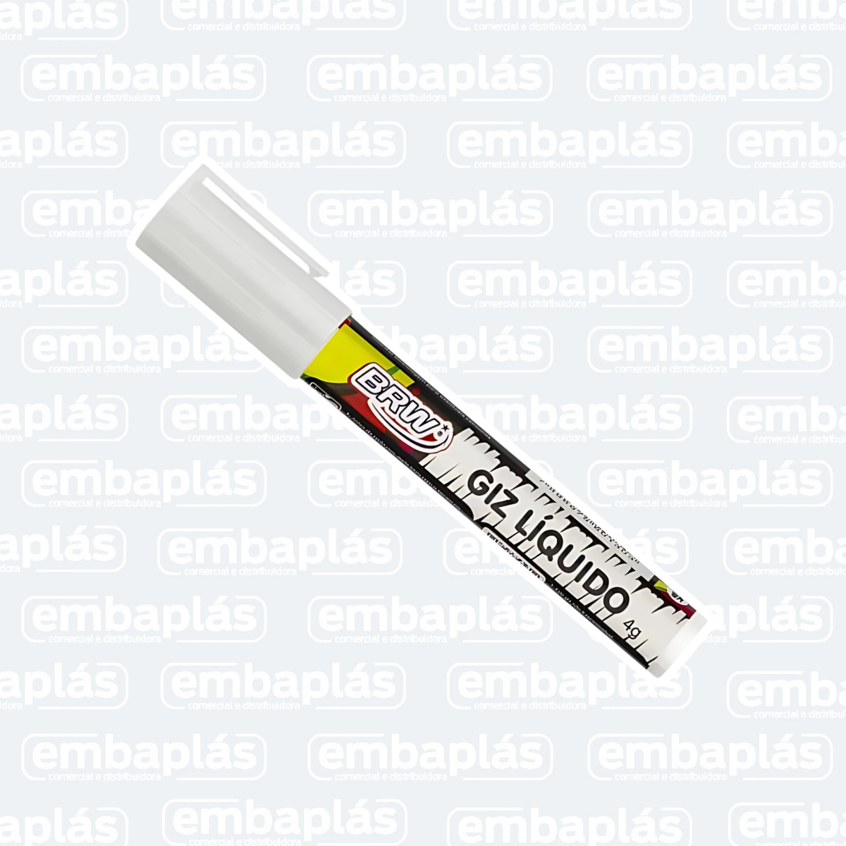 Giz Líquido 6mm 4g Branco - BRW