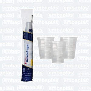 Copo Plástico PS 150ml Abnt 100 Un - CRISTALCOPO