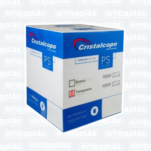 Copo Plástico PS 500ml Abnt Transparente 1000 Un - CRISTALCOPO