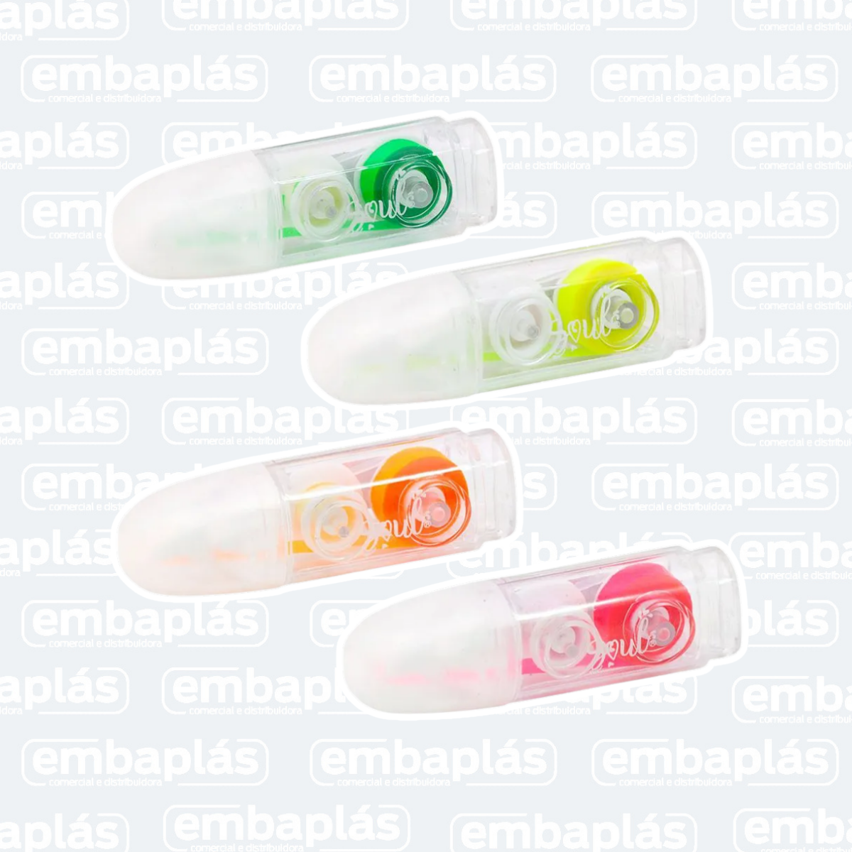 Corretivo Fita Colorida Neon 5mm x 3M - BRW