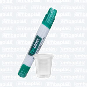 Copo Plástico 150ml Abnt Transparente 100 Un- FONPLAST