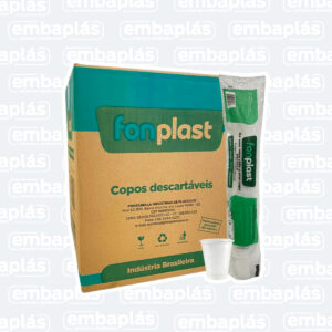 Copo Plástico 150ml Abnt Transparente 2500 Un - FONPLAST