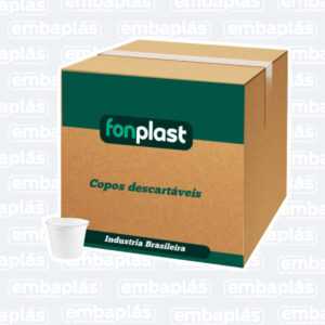 Copo Plástico 50ml Abnt Branco 5000 Un - FONPLAST