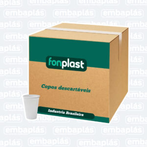 Copo Plástico 80ml Abnt Transparente 2500 Un - FONPLAST