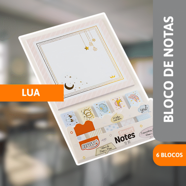 Bloco Smart Notes To Do Lua - BRW - Imagem 2