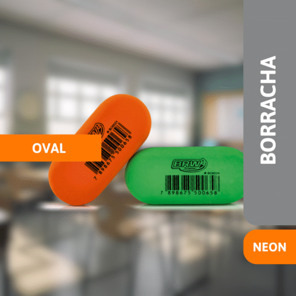 Borracha Oval Neon - BRW - Imagem 2