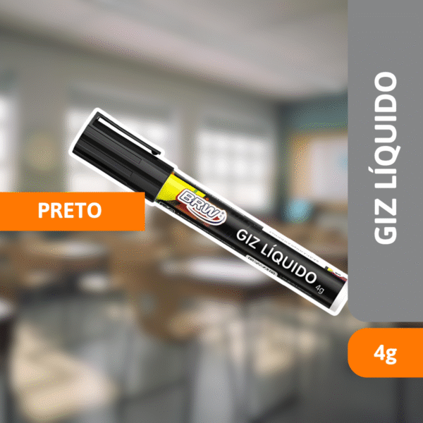 Giz Líquido 6mm 4g Preto - BRW - Imagem 2