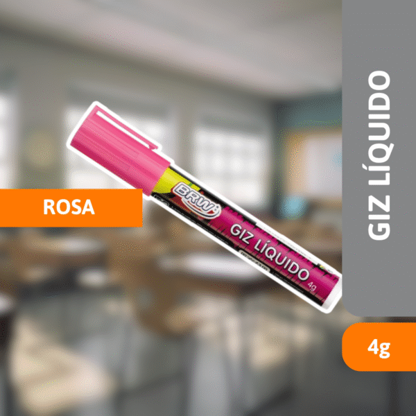 Giz Líquido 6mm 4g Rosa - BRW - Imagem 2