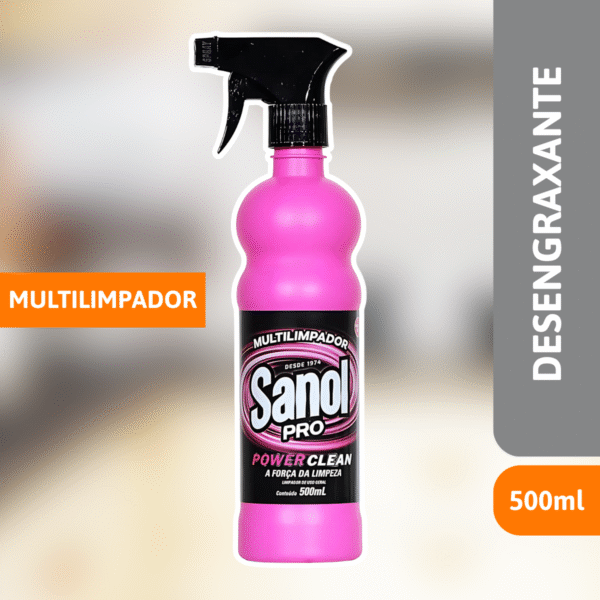 Desengraxante Power Clean 500ml - SANOL - Imagem 2