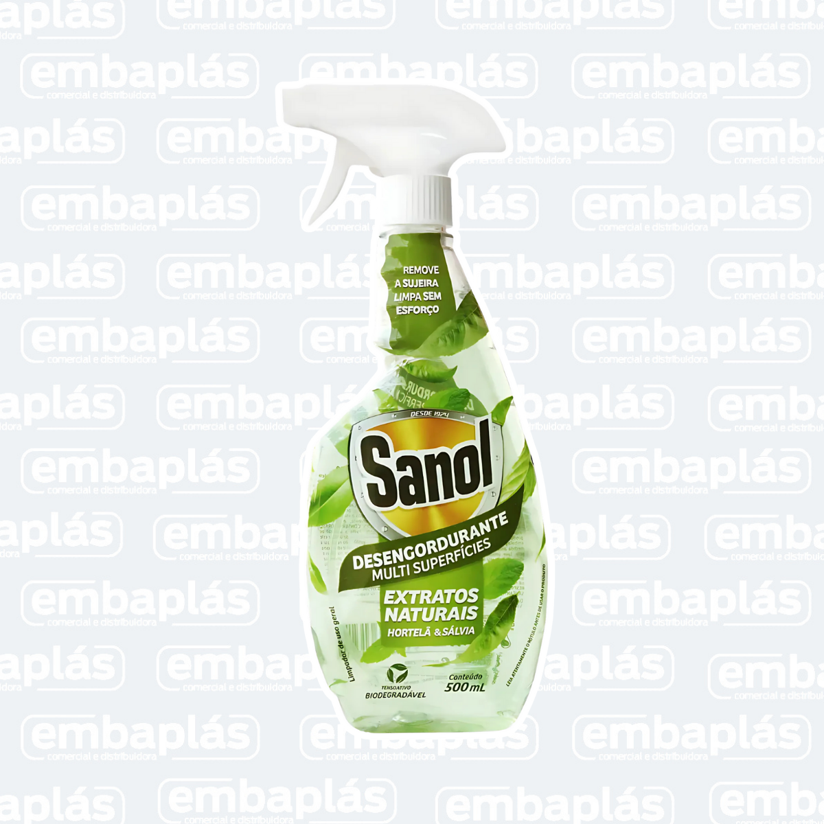Desengordurante Extratos Naturais C/ Gatilho 500ml - SANOL