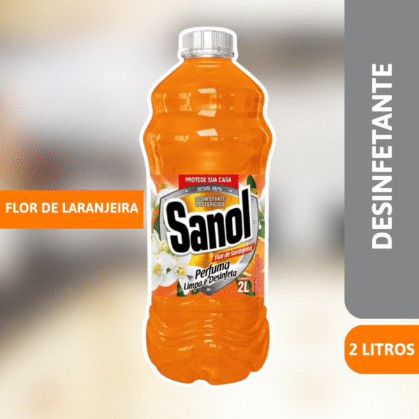 Desinfetante Flor de Laranjeira 2L - SANOL - Imagem 2