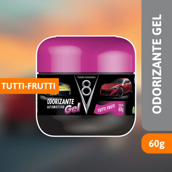 Odorizante V8 Gel Tutti frutti 60g - SANOL - Imagem 2