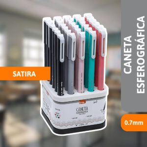 Caneta Esferográfica 0,7mm Satira - BRW