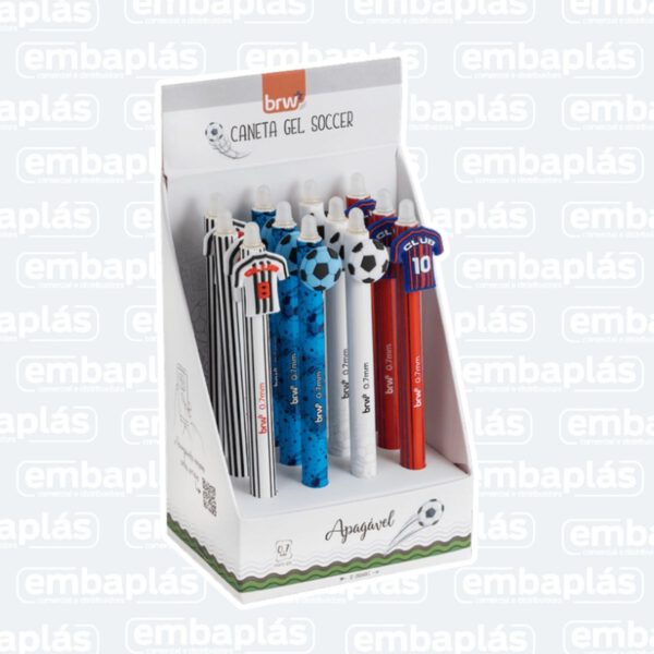 Caneta Esferográfica Divert Gel Apagável 0,7mm - BRW