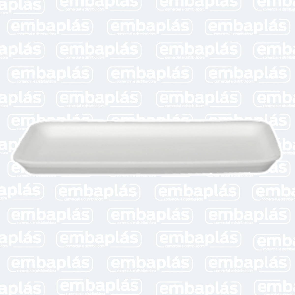 Bandeja De Isopor FR04 Rasa 27x15x1cm 10 Un - SPUMAPAC