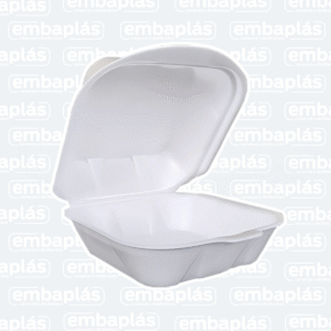 Hamburgueira HF02 15x15x7cm 10 Un -SPUMAPAC