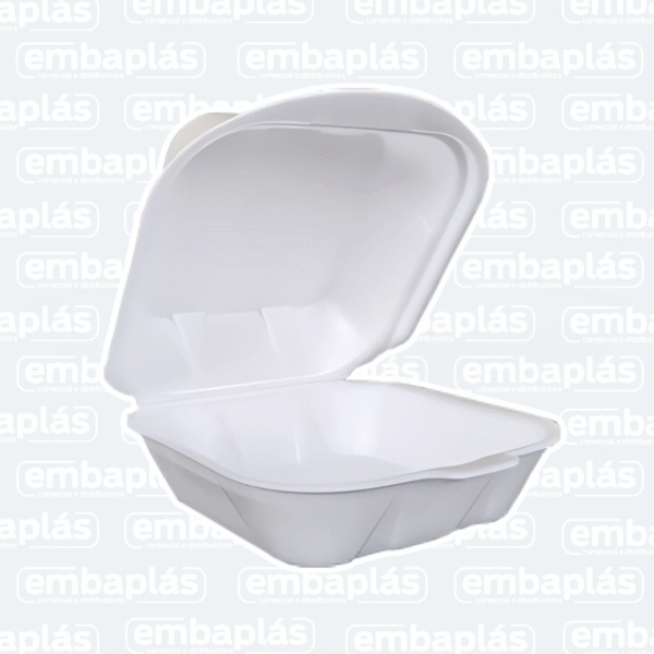 Hamburgueira HF02 15x15x7cm 100 Un -SPUMAPAC