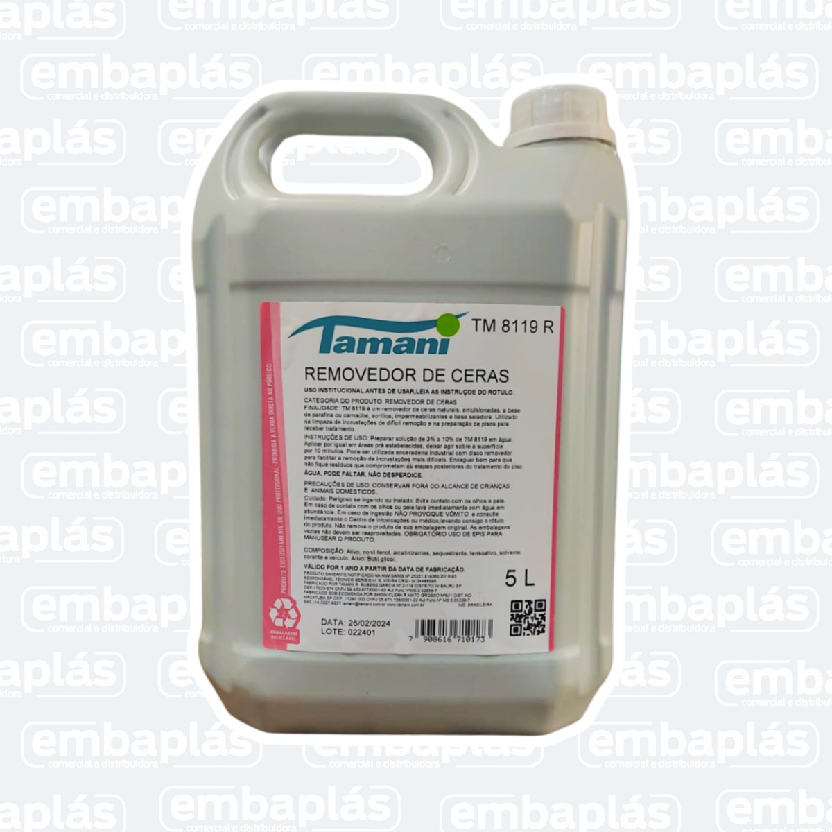 Removedor De Cera 5L - TAMANI