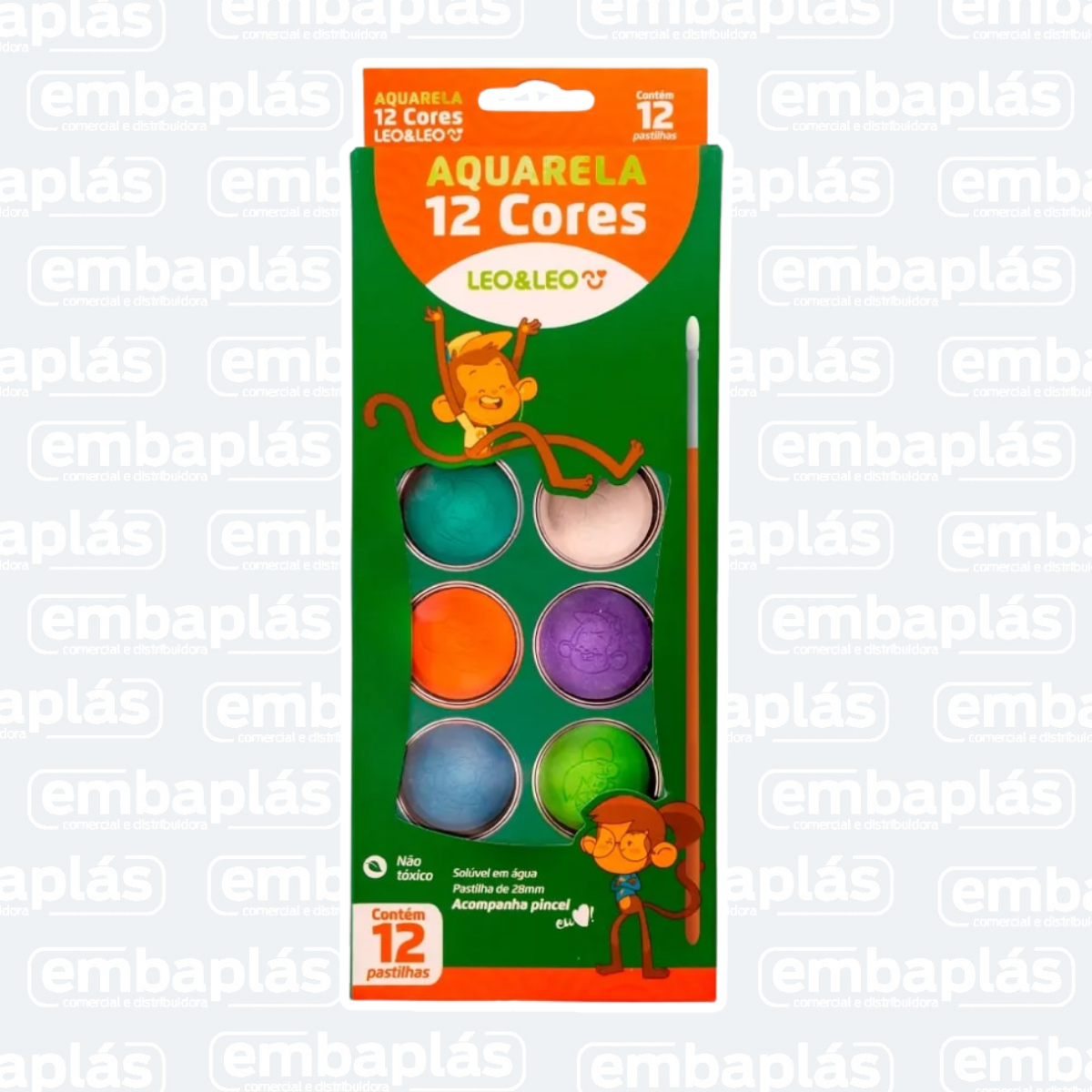 Aquarela C/12 Cores - LEONORA