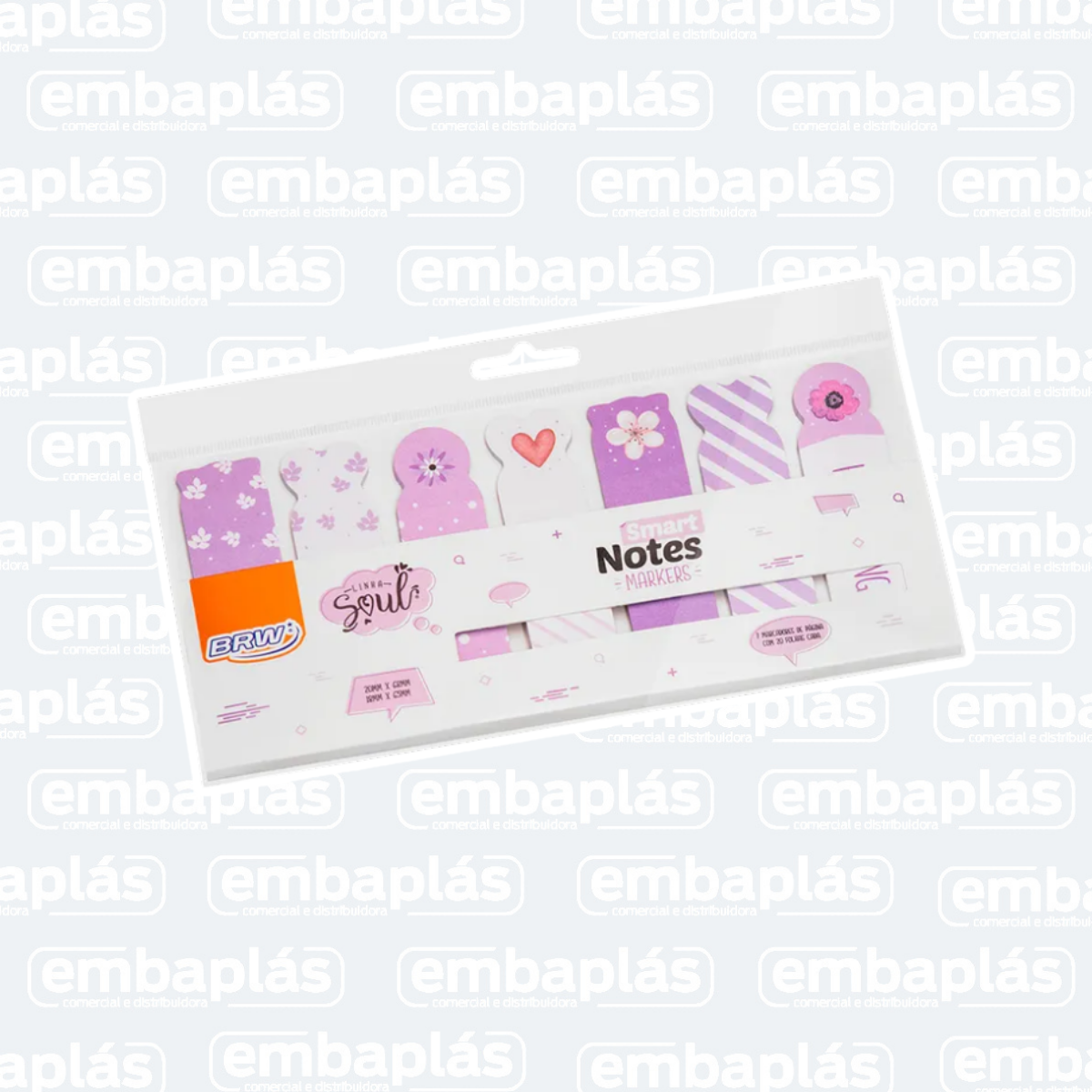 Marcador De Pág. Smart Notes Markers 18x65mm - BRW
