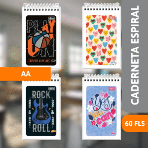Caderneta Espiral AA 60 Fls D+ - TILIBRA