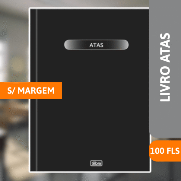 Livro Atas S/ Margem 100 Fls - TILIBRA - Imagem 2