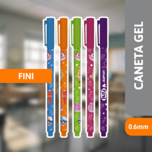 Caneta Gel Corpo Estampado 0.6mm Fini - LEONORA