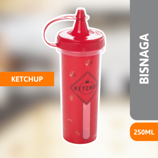 Bisnaga De Ketchup 250ml - PLASÚTIL - Imagem 2