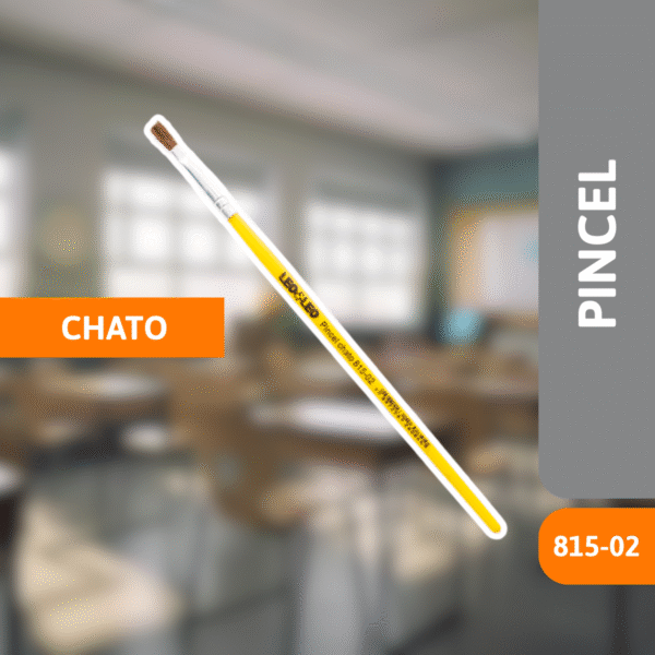 Pincel Escolar Chato 815-02 - LEONORA - Imagem 2