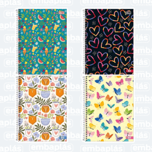 Caderno Univ. Capa Dura 12x1 192 Fls Hit Feminino - TILIBRA