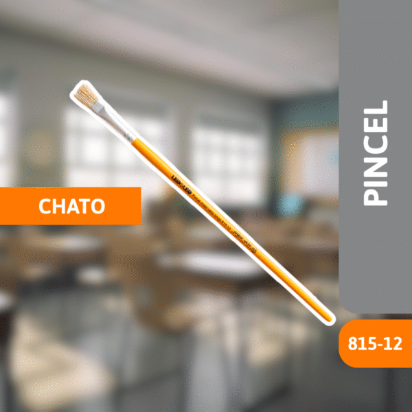Pincel Escolar Chato 815-12 - LEONORA - Imagem 2