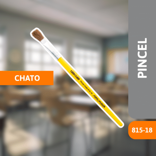 Pincel Escolar Chato 815-18 - LEONORA - Imagem 2