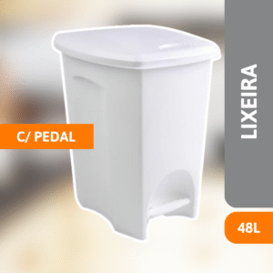 Lixeira Prática C/ Pedal 48 Litros - PLASÚTIL