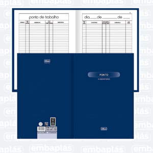 Livro Ponto 4 Assinaturas 100 Fls - TILIBRA