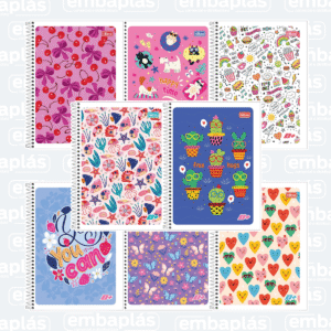 Caderno Universitário Capa Dura  1x1 96Fls D Fem+ - TILIBRA