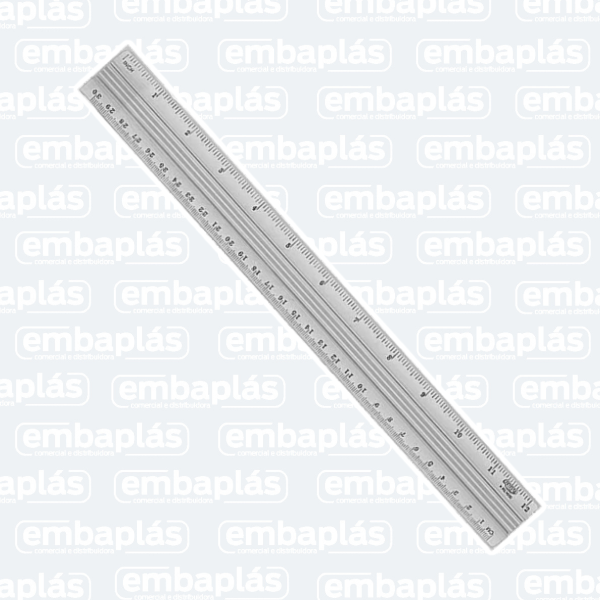 Régua De Alumínio 30cm - BRW