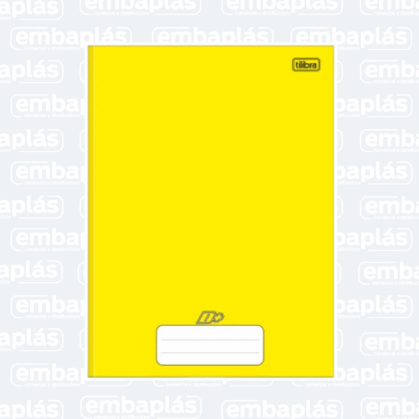 Caderno Brochura Capa Dura 1/4 Fls D+ Am - TILIBRA