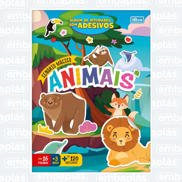 Livro Atividade Cena Animais - TILIBRA
