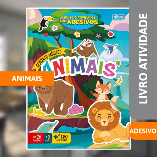 Livro Atividade Cena Animais - TILIBRA - Imagem 2