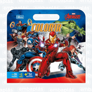 Livro Colorir Maleta Avengers - TILIBRA