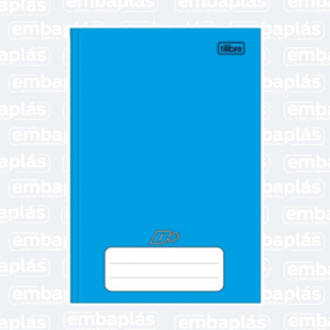 Caderno Brochura Capa Dura 1/4 48 Fls D+ Az - TILIBRA