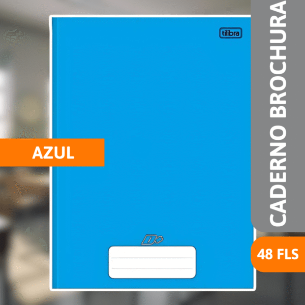 Caderno Brochurão Capa Dura  48 Fls D+ Az - TILIBRA - Imagem 2