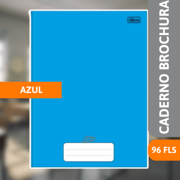 Caderno Brochurão  Capa Dura 96 Fls D+ Az - TILIBRA - Imagem 2