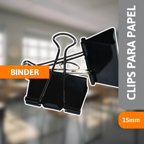 Clips Para Papel Binder 15mm - LEONORA - Imagem 2